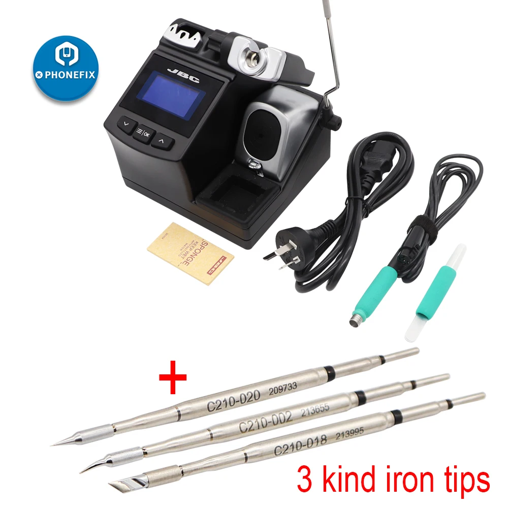 Original JBC CD-2SHE Precision Soldering Station with T210-A Handle Soldering Iron Kit for Phone Motherboard Soldering Repair afbeelding