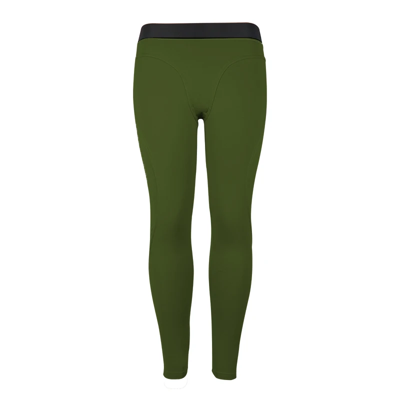 Простые однотонные сексуальные модные эластичные обтягивающие штаны для спортзала, фитнеса, спортивные Леггинсы, женские Компрессионные Леггинсы, дышащая спортивная одежда - Цвет: army green