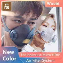 Youpin Woobi Spielen Erwachsene Maske 4 Schicht Schutz Einwegventil Gesicht Maske PM 2,5 Luft Verschmutzung Maske Staubdicht atmungsaktiv