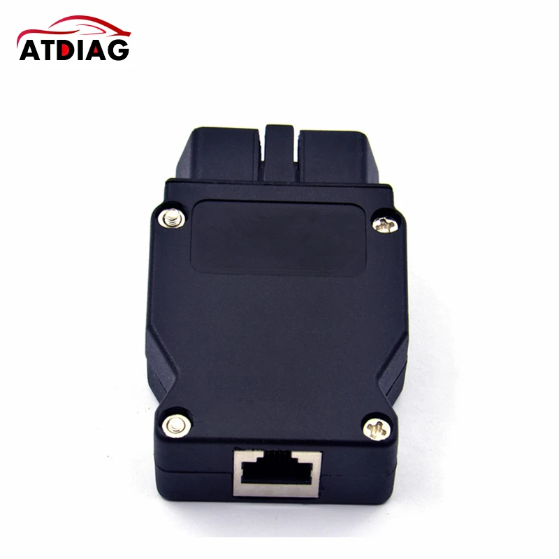 Оригинальный переходник OBD 10 шт./лот для b-mw Ethernet/OBD 2 Интерфейс E-SYS ICOM кодирование