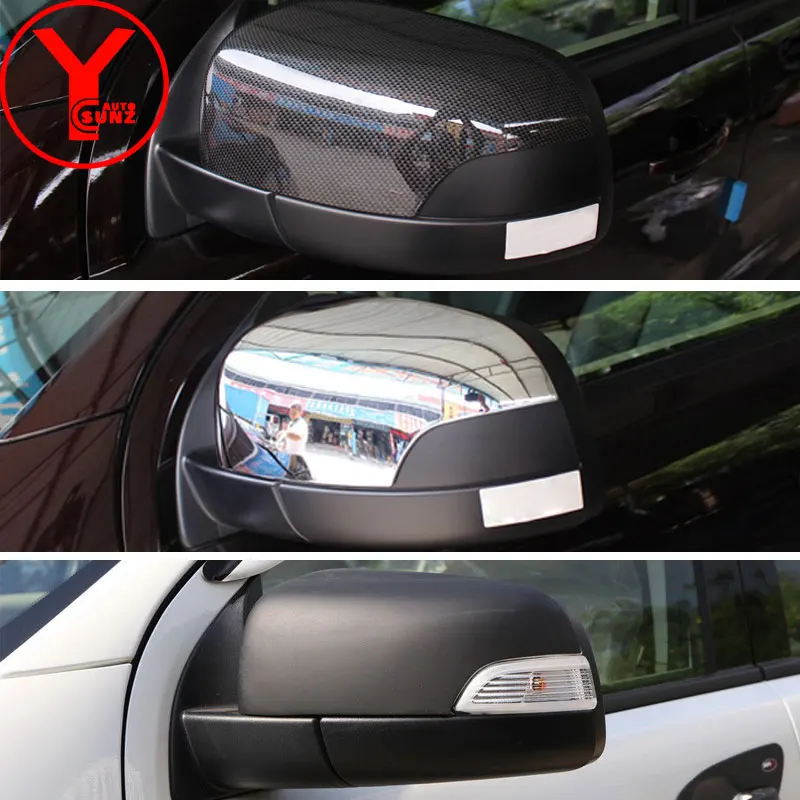 YCSUNZ carbon rearview mirror covers exterior car parts accessories for ford everest ranger wildtrak T6 T7 2015 2016 2017