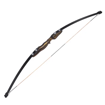 

40 lbs Archery Recurve Bow Wooden Bow And Arrow Set for Outdoor Shooting Child Adolescent Sports Hunting (Copper)
