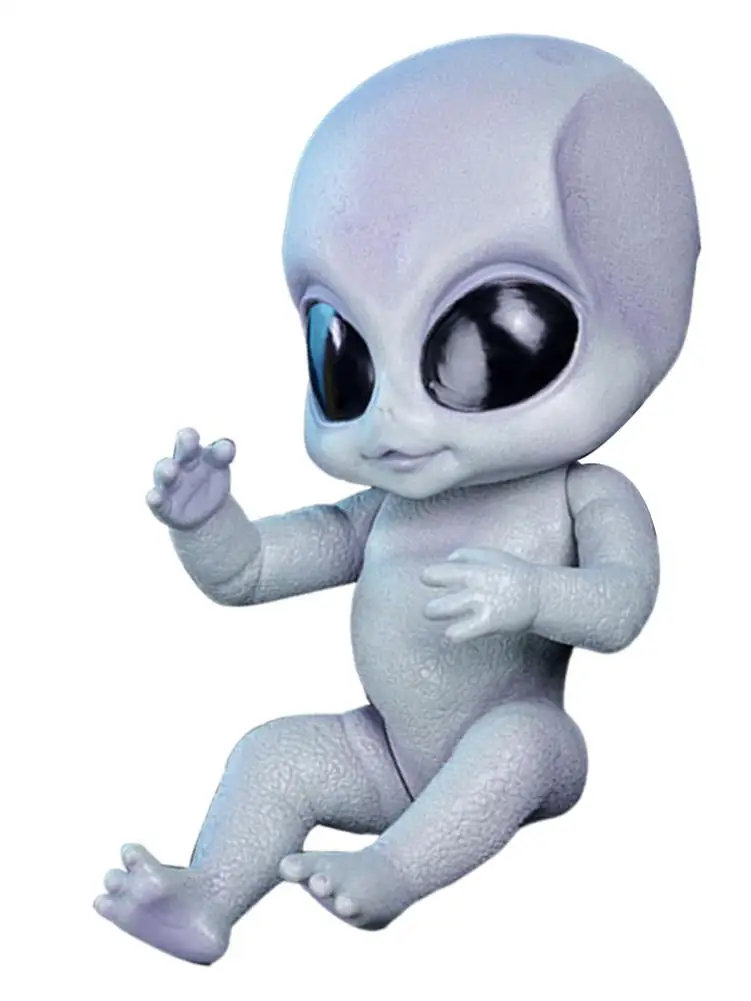 Reborn Doll Toy Boy Girl Emulated Doll Kids Birthday Gift Cute Realistic Alien Baby Dolls Simulation Silicone Full Body Toys