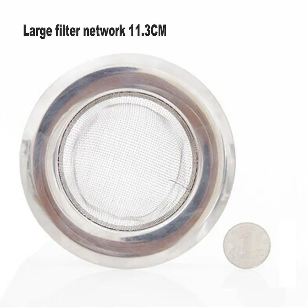 Kitchen Fine Stainless Steel Sink Filter Preventing Pool Bath Sewer Drain Intervals Plug Garbage Network Slag Strainer