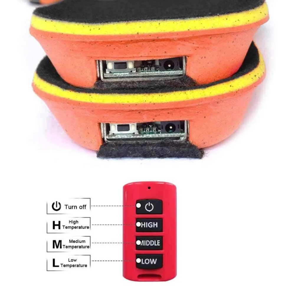 Стельки с подогревом, стельки с подогревом, usb зарядка, теплые подушечки, стельки с электрическим подогревом 40-68 °#2D18