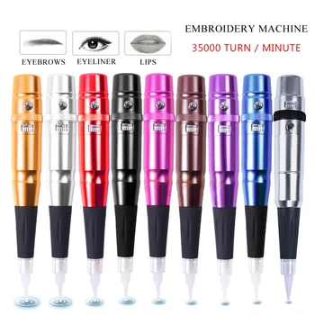 

3pcs Tattoo Pen Kit Eyebrow Eyeline Lip Permanent Makeup Machine microblading pen Tattoo Machine accessories Free Shipping