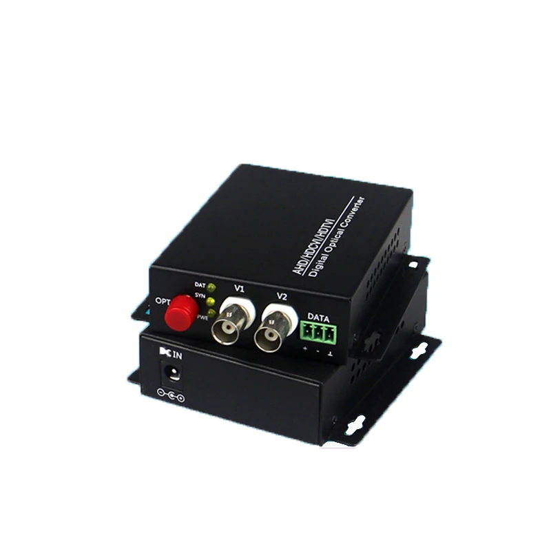 

2/4BNC+1RS485+FC Digital Video Optical Coverter 1-channel RS485interface 20KM 2/4-channel Video BNC input output 15KV protection