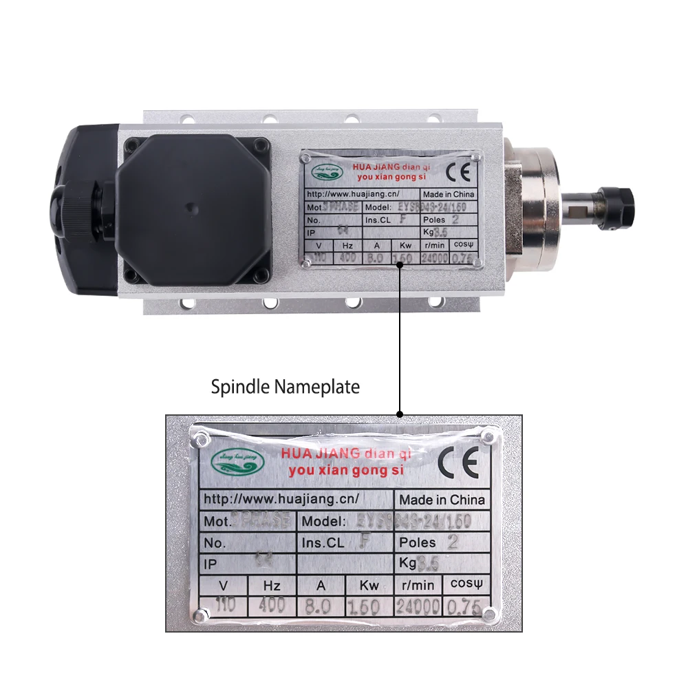 1,5 кВт мотор шпинделя с воздушным охлаждением мотор с ЧПУ шпиндель мотор станок шпиндель с ЧПУ
