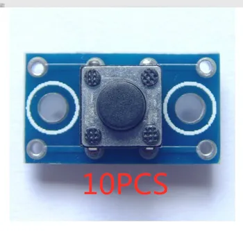 

10PCS XD-21 6x6MM button module tact switch module PCB board size: 16 (mm) x 9 (mm)onboard 6x6x5 (mm) touch button