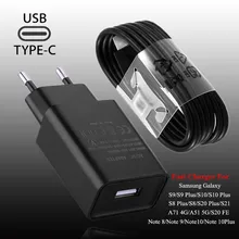 Original Type C 5V 3A Charging Cable For Samsung Galaxy S8 S9 Plus S10 Note 8 9 10 S21 S20 A51 A71 Cable Fast Charger Data Line