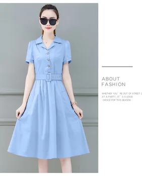 

A828-2020 summer ladies mid-length dresses fashion trend skirts