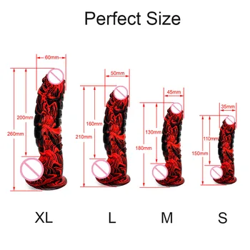 Thrust Dildo Color Dinosaur Scales Penis With Suction Cup Large Female Adult Sex Toys Real Huge Cock Strapon Big Dick Sexy Shop 4