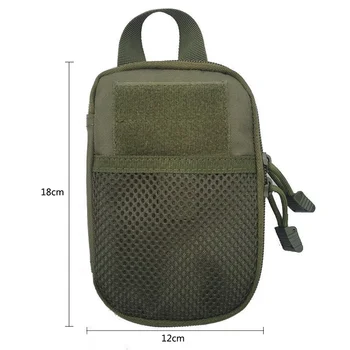 

Outdoor CS equipment accessory bag EDC camouflage small pocket molle tactical bag mobile phone accessories package