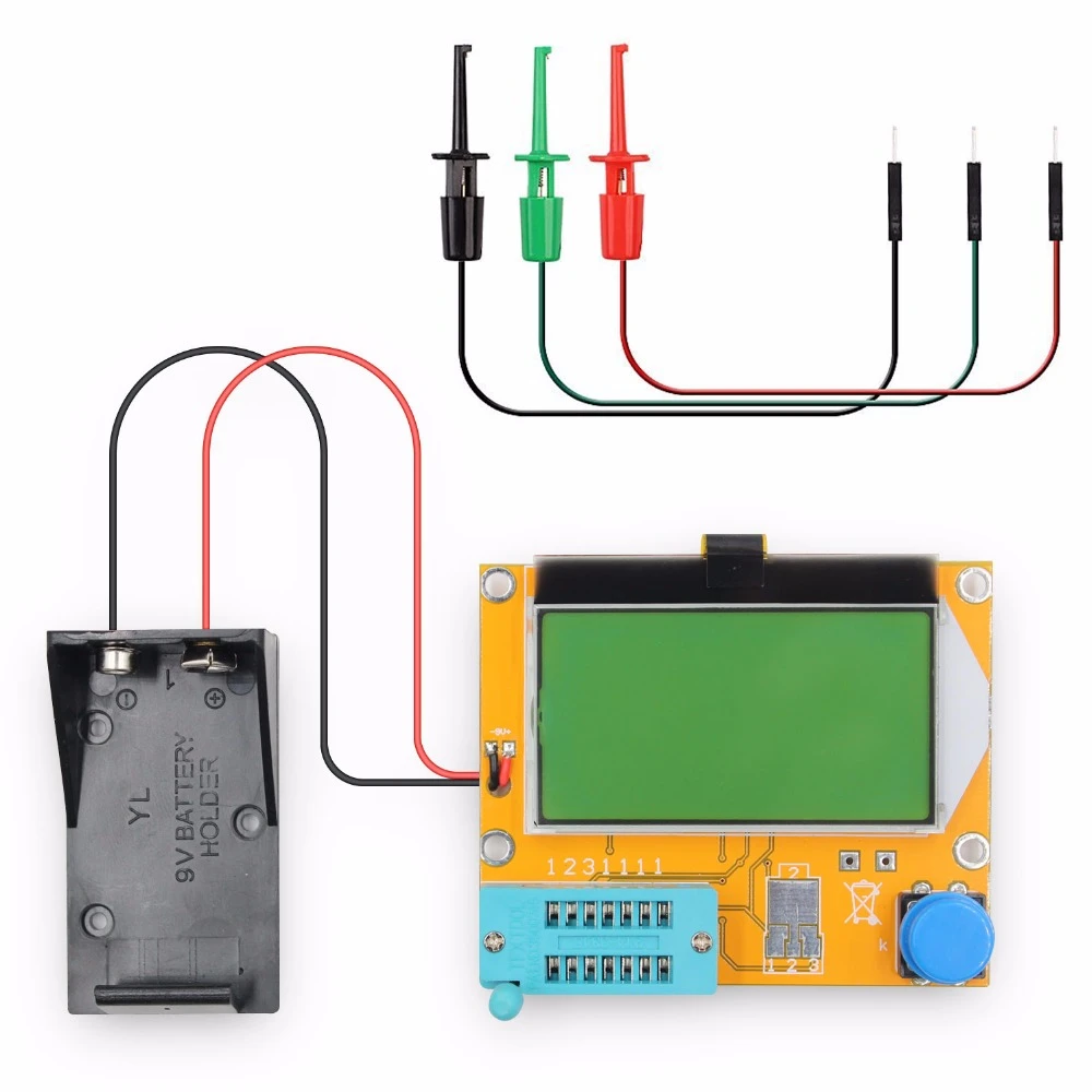 LCD Digital Transistor Tester Resistor Capacitor Tester Diode Inductance MOS 