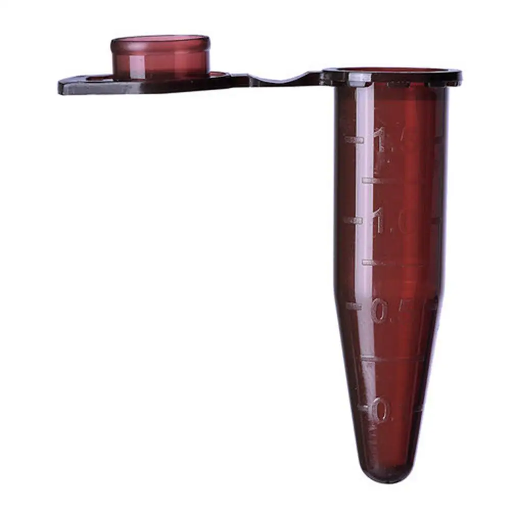 

Laboratory Supplies Centrifuge Tube 1.5ml Disposable Experimental Centrifugal Lightproof Brown Tube