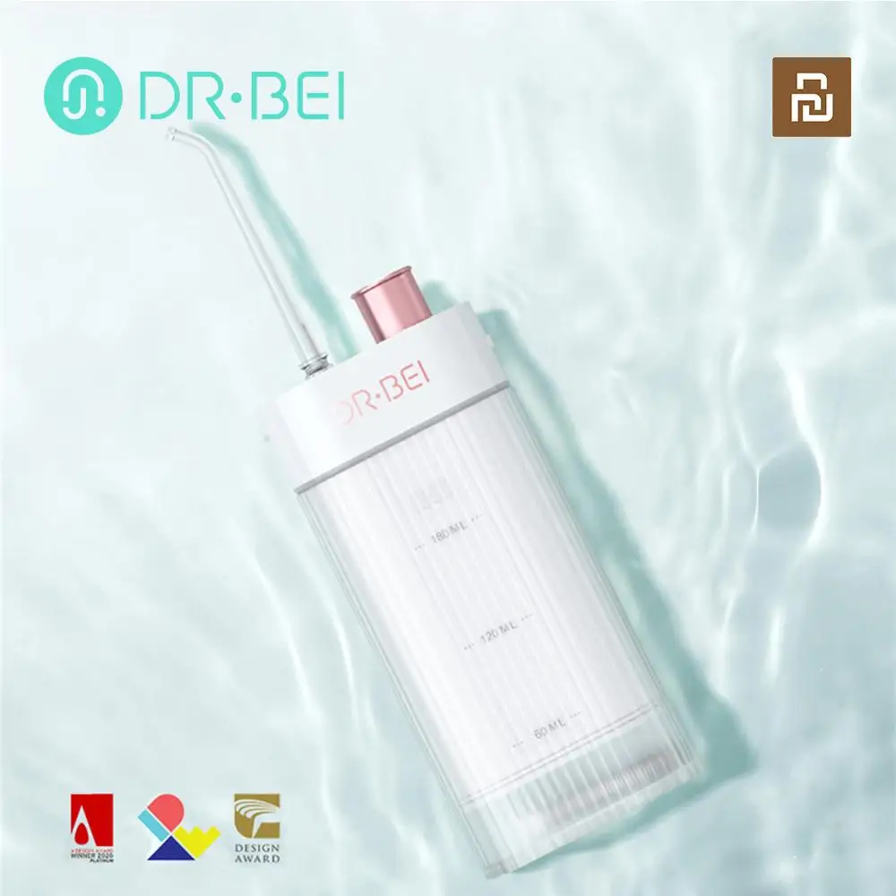 DR·BEI Sonic Oral Irrigator Dental Portable Cordless Water Flosser USB Fast Rechargeable IPX7 Irrigator for Teeth Xiaomi Youpin