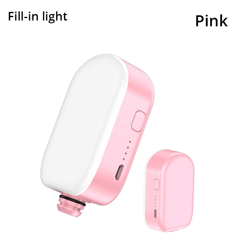 MAMEN селфи палка штатив видео стабилизатор съемка кронштейн беспроводной Bluetooth для телефона Xiaomi huawei для iPhone складной - Цвет: pink light lamp