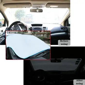 

Car Windshield Sunshades Foldable Heat Insulation UV Protective Visor Snowproof Cover Car Cover Automobiles Exterior Accessories
