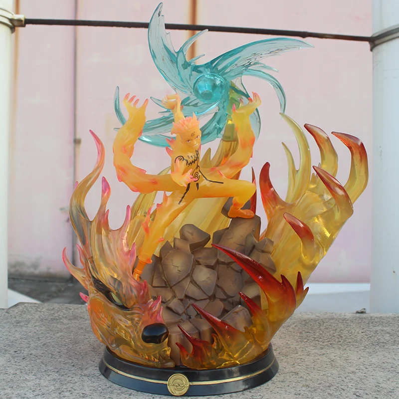 35 см аниме Наруто Shippuden gk статуя Uzumaki Наруто Саске ПВХ фигурка Коллекционная модель игрушки