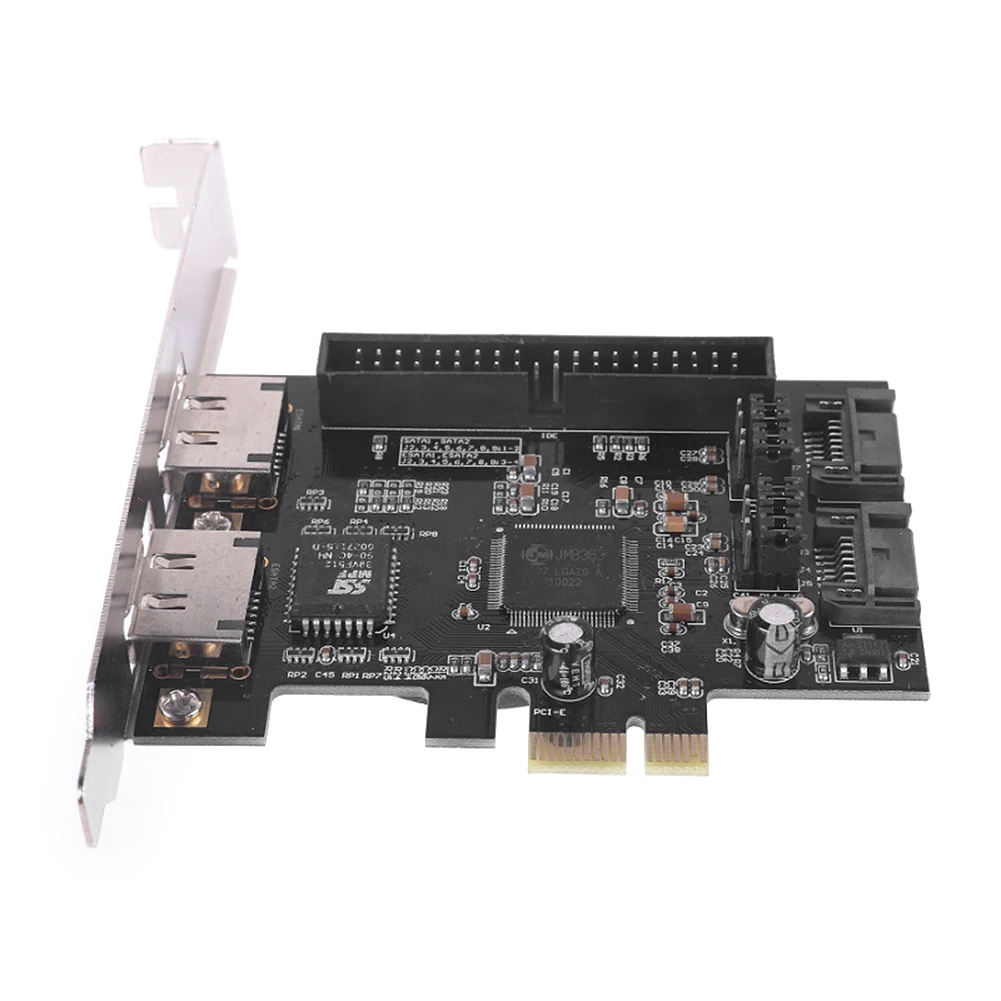 Адаптер для дисков Pcie-2Esata PCIE-Ide PCI-E-2Sata + ide JMB363 поддерживает 137 Гб или больше жестких