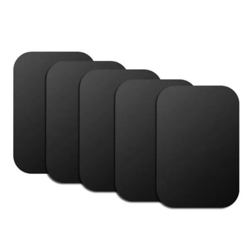5Square ВЕРХНИЙ держатель для телефона, сменные комплекты с металлической пластиной, с 3M, для магнитной поддержки сотового телефона, автомобильный держатель, аксессуары - Цвет: 5Square