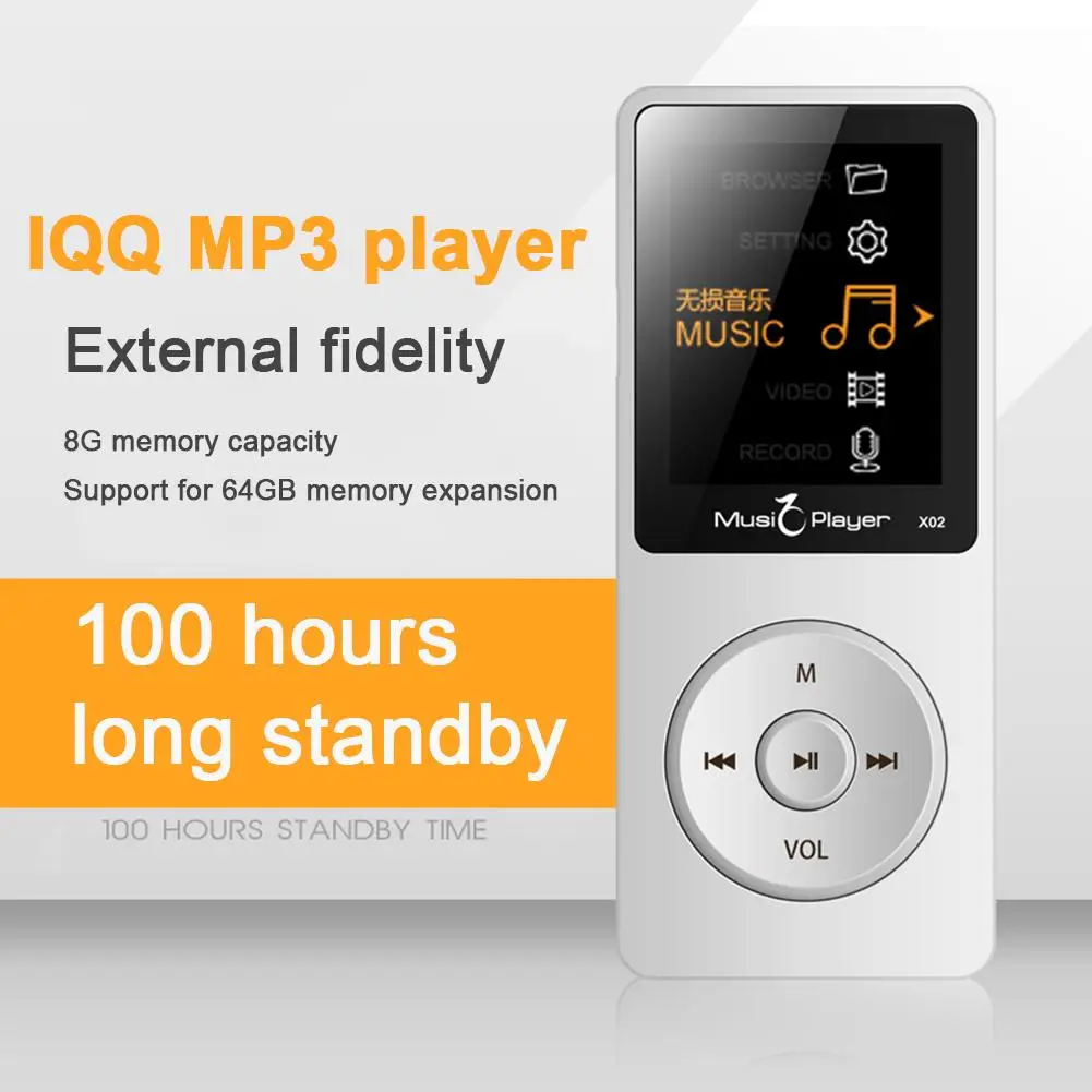 Сверхтонкий MP3-плеер с длительным временем ожидания, HIFI, без потерь, портативный MP3 аудио плеер без потерь, музыкальный ультратонкий плеер с радио