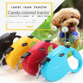 

Dog Traction Rope Dada Bear Candy Color Automatic Retractable Tractor 5m Dog Rope Pet Traction Rope