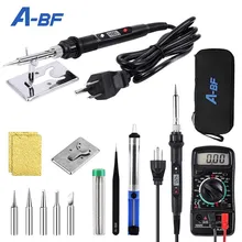 

A-BF 836D Soldering Iron Kit Set 60W Digital LCD Switch Welding Iron Temperature Adjustable Electric Tools Soldering Tips