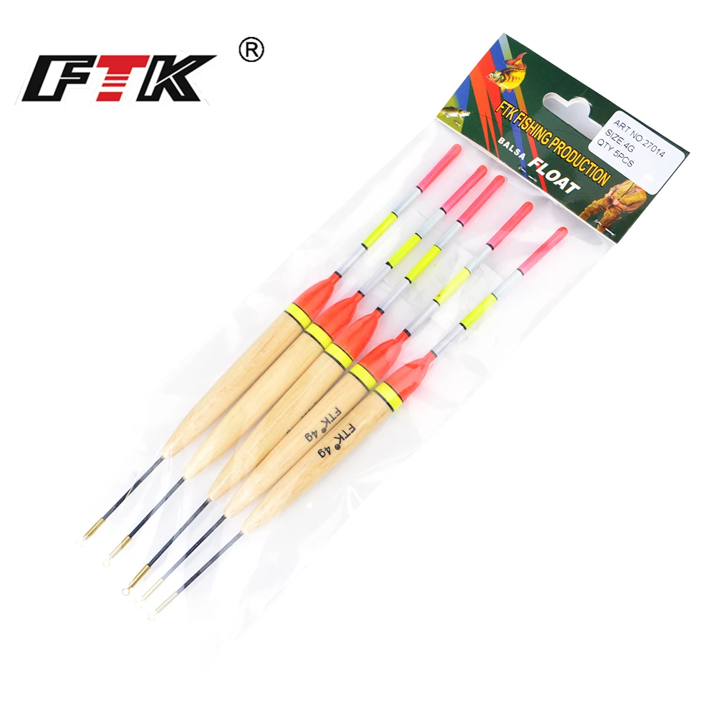 FTK Barguzinsky Fir 5Pcs/Lot Weight 3g-6g Fishing Float Length 20cm-22cm Float For Carp Fishing