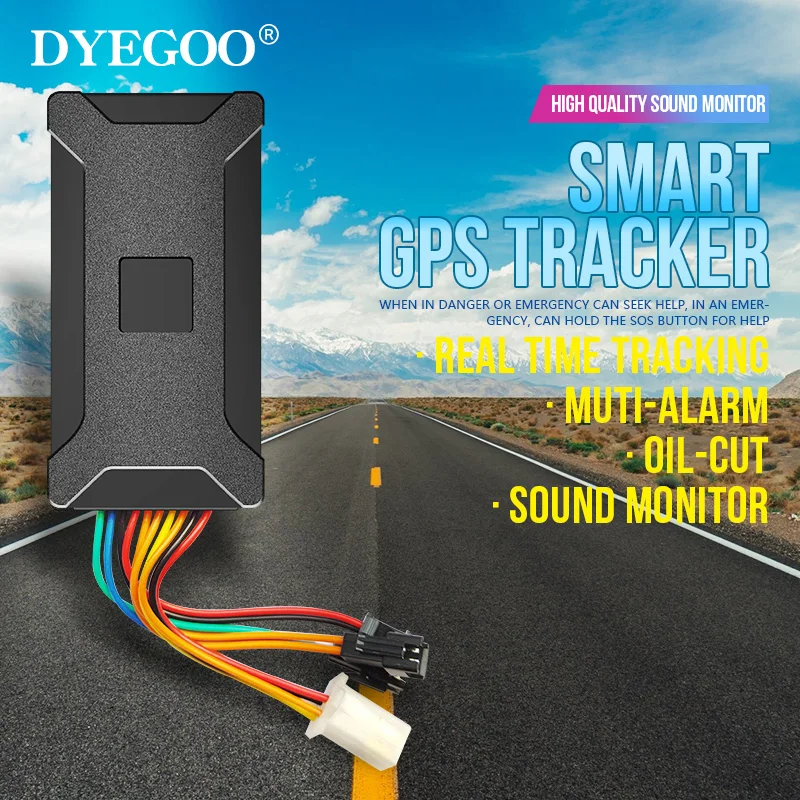 Dyegoo Gt06n Vehicle Car Motorcycle Gps Tracker Free App Burglar Alarm
