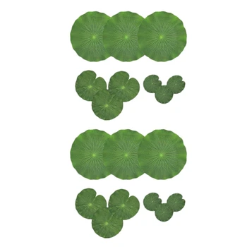 

NEW-2 Sets Artificial Leaf Pond Lotus Leaf Suitable for Aquarium Family Garden Wedding Special Event Decoration