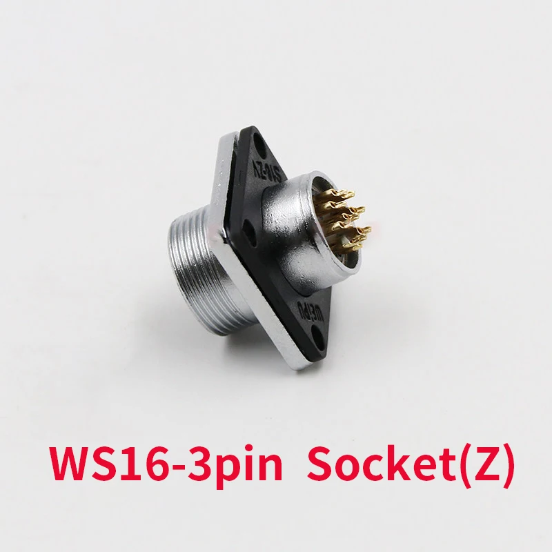 1 компл. WS16 разъемы 3 pin мужской+ женский высокое напряжение разъем розетка промышленный мощность авиационный разъем водонепроницаемый