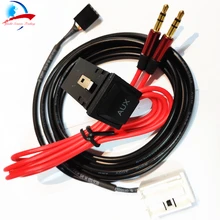 1 шт. кабель переключения AUX USB адаптер для RCD510 RNS510 RNS315 RCD310 RCD300 VW Golf/GTI/R MK5 MK6 Jetta 5KD035724 GW