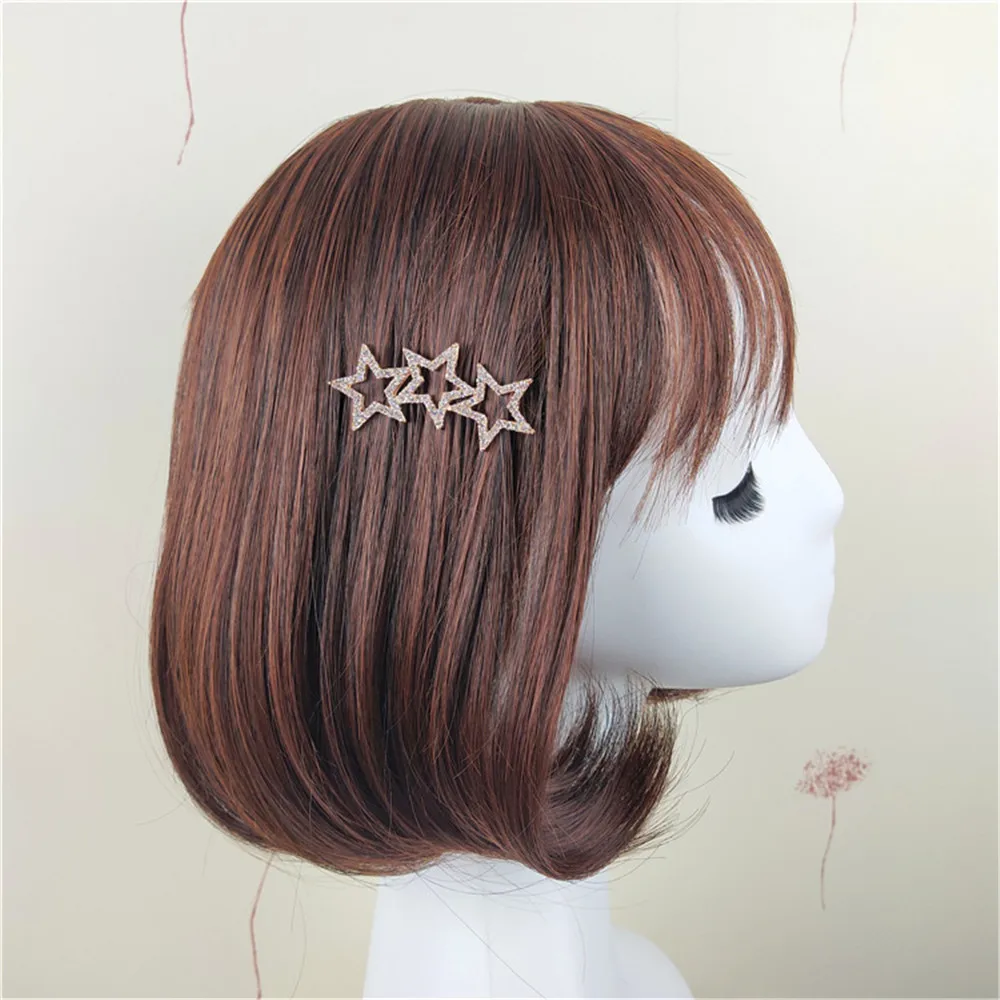 1PC New Shining LOVE Triangle Star Hairpins Diamond Barrette Hair Clips For Girls Styling Tool Hairgrip Women Hair Accessories (11)