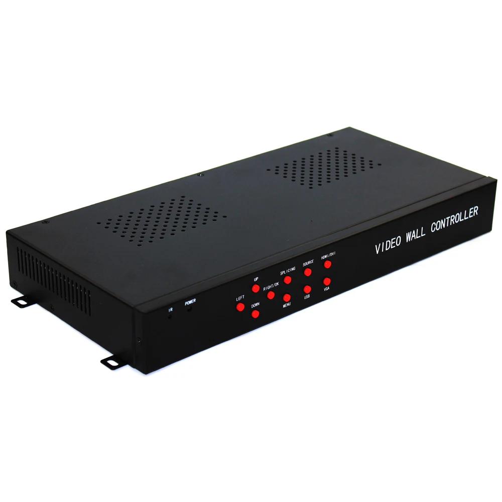 ISEEVY видео настенный контроллер 3x3 HDMI DVI VGA USB видео процессор для 9 ТВ Сращивание дисплей