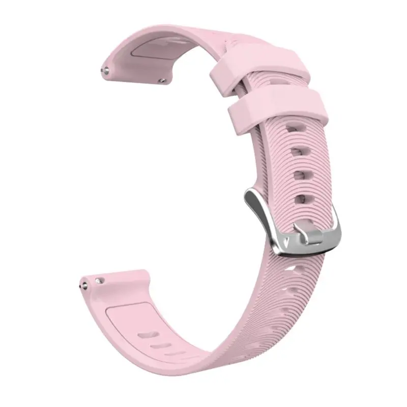 pink 20 мм наручные силиконовые часы ремешок для GArmin Forerunner 245 245M 645 huawei 2 - Цвет ремешка: pink