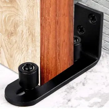 

Carbon Steel Adjustable Sliding Floor Guide for Barn Door Hardware Accessory Carbon Steel Easy to Installation Durable