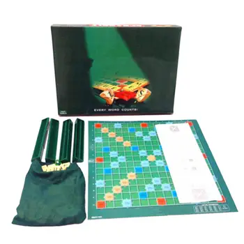 

Family Entertainment Board Game For Children Intelligence English Scrabble Games Toy Lettered Spell Word Learning Teaching Aids