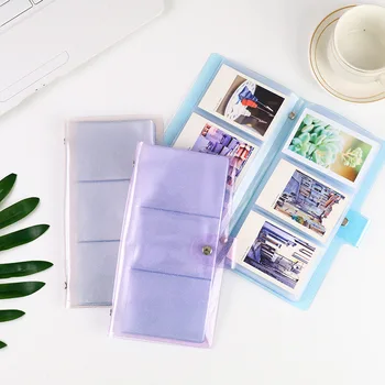 

72 Photos Photo Album for Mini Fuji Instax & Name Card Monsta X Cards with Bling Clear Cover for 3 Inch Sleeve Holder