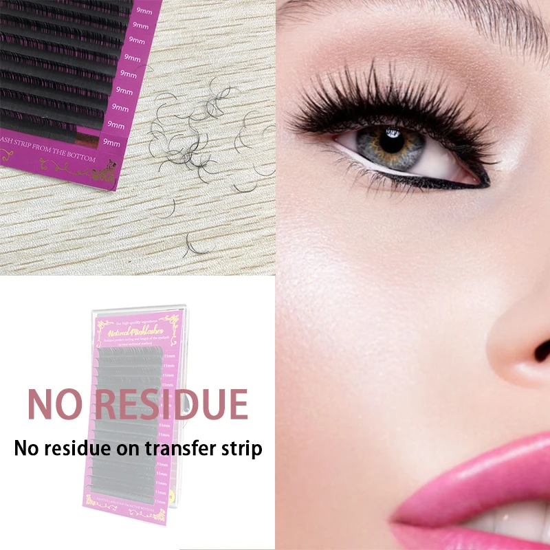 MIKIWI Lashes All Sizes False Eyelash Extensions faux cils natural lash box custom
