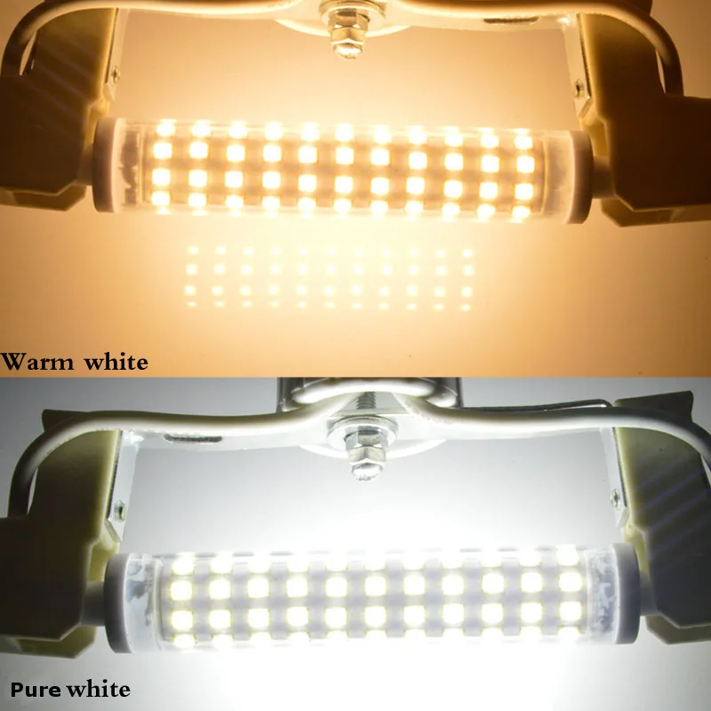 R7S 5W 10W 2835SMD Warm White Pure White LED Corn Light Bulb for Replace Flood Lamp AC220V