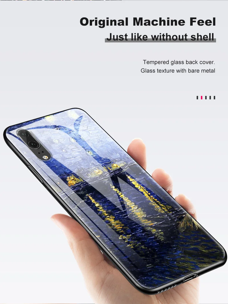 Для huawei P20 P30 Lite Plus Honor 6X чехол из закаленного стекла Nova3i P Smart+ Y6 Y7 Prime Y9 Pro дизайнерский корпус с текстурой