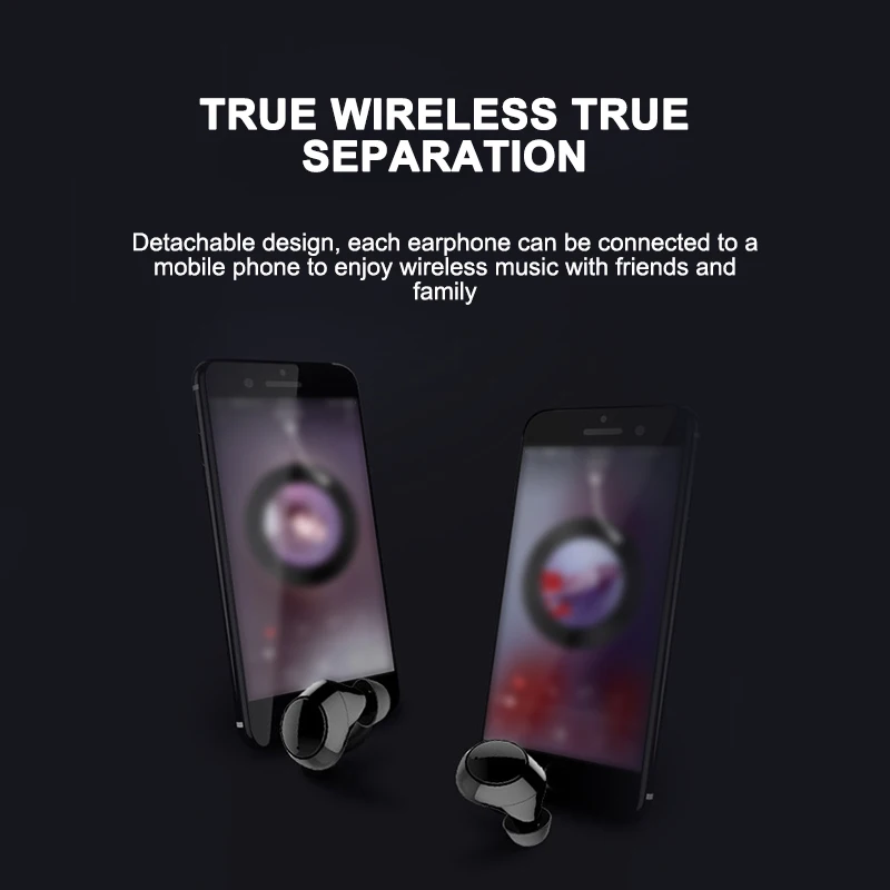 TWS Bluetooth 5,0 стерео Бас Наушники Беспроводные водонепроницаемые вкладыши шумоподавление наушники с CVC 8,0 Цифровое шумоподавление
