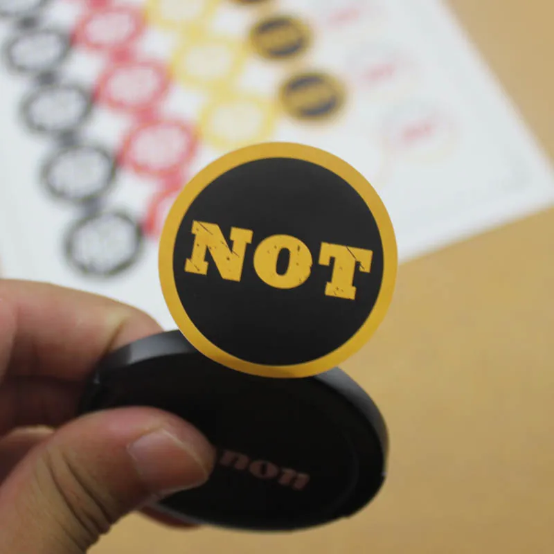 Adesivo Sigillo Di Carta Fragile Guscio D'Uovo Personalizzato, Adesivi Sigillo Antimanomissione Per Vino E Tè, Mento Etichetta Di Sicurezza In Vinile 