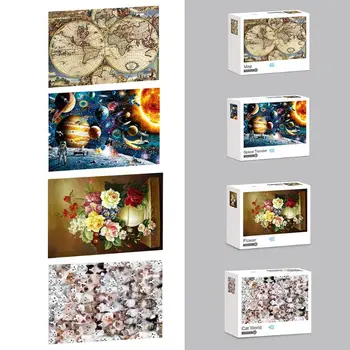 

1000 Piece Jigsaw Puzzles Adult Kids Decompression Game Toy Educational Children Creative Gifts