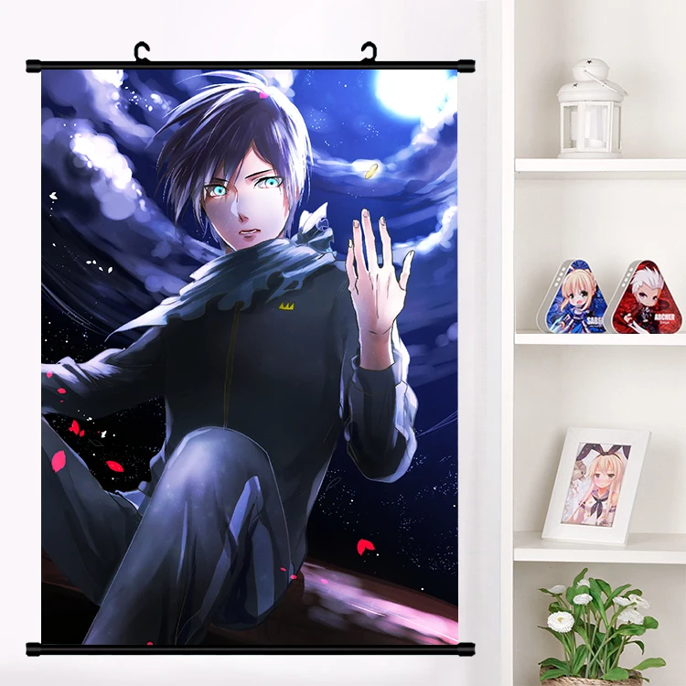 Isekai Maou to Shoukan Shoujo no Dorei Majutsu Anime Poster manga picture  with solid wood hanging scroll with canvas painting - AliExpress