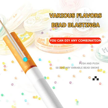 

100PCS/Box Portable Cigarette Blast Beads DIY Filter Capsule Fruit Mint Flavor Pops Beads Cigarette Holder Smoking Accessories