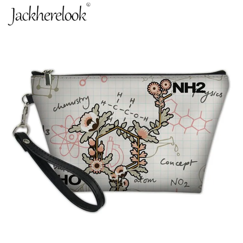 Jackherelook пастельный цветочный с химией Сумка-косметичка для женщин мини-женский шейный косметичка цветок Toilerty сумка