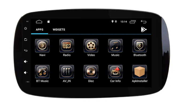 Discount 9 Inch Android 9.0 Car Radio Stereo Systemr Navigation For Mercedes Benz smart Fortwo WIFI GPS Multimedia TPMS BT Carplay 3