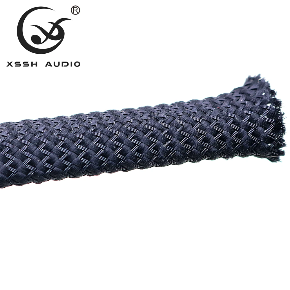 Yivo Xssh Oem mm mm 15 mm 20 mm 25m Preto Algodão Náilon Especial Amortecedor Trançado Manga Cabo Mangas Tubo Bainha 10m 20m - Image 4